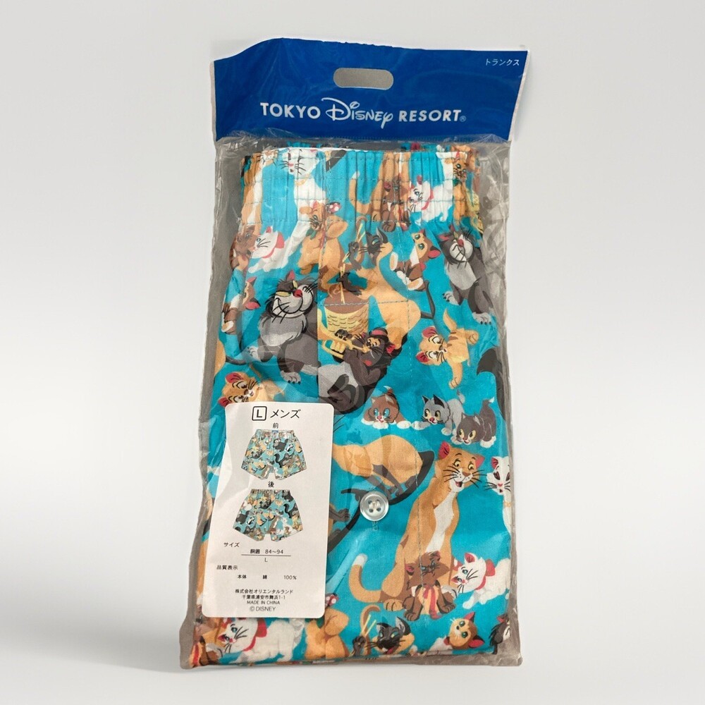 NEW TOKYO DISNEY RESORT Aristocrats Boxer Shorts - Size L